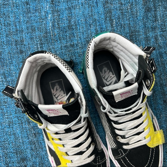 Vans Sk8-Hi OTW Cap Disarray Sneakers Multicolor Mixed Pattern - Picture 3 of 7